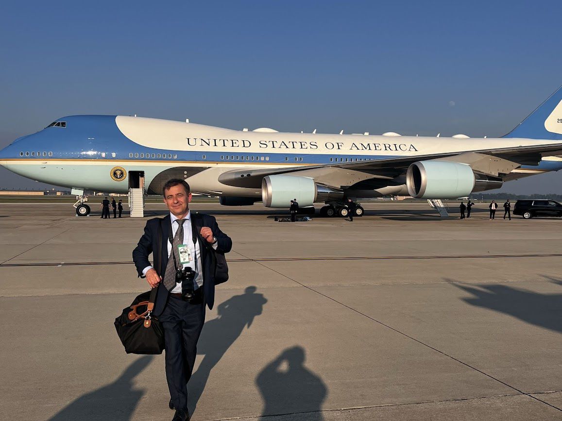 Lot słynnym samolotem Air Force One to marzenie, które spełnia s