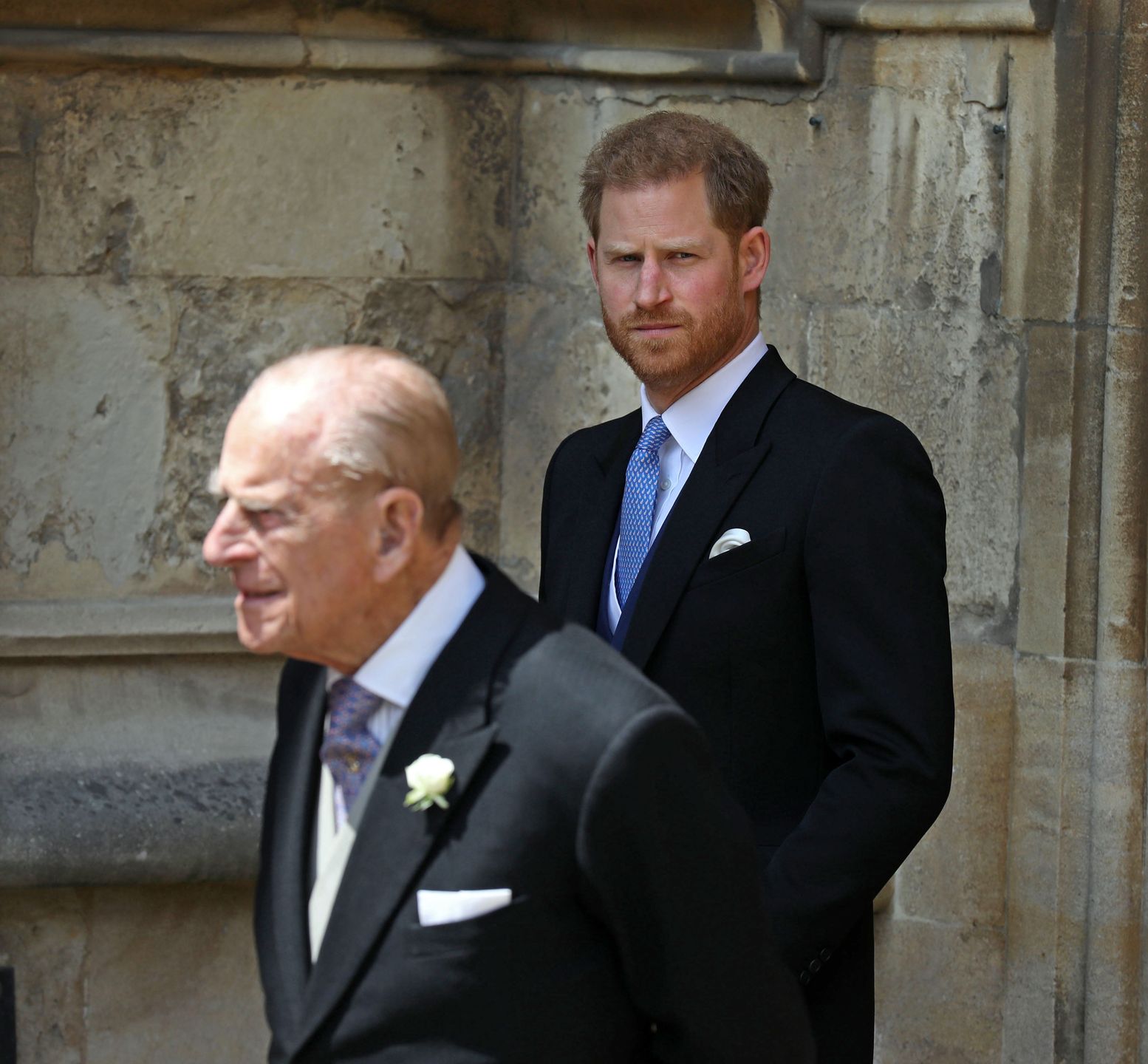 Książę Harry i książę Filip