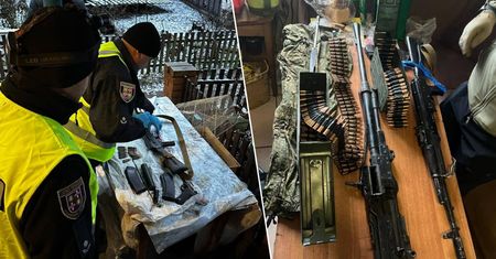 Granatniki i karabiny. Ogromne naloty policji w Ukrainie