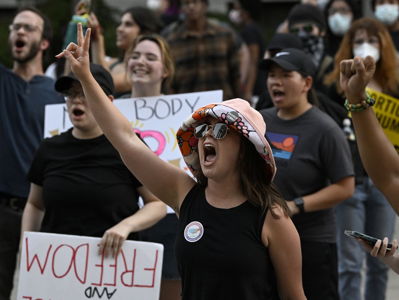 Protesty po decyzji Sądu Najwyższego USA w sprawie aborcji 