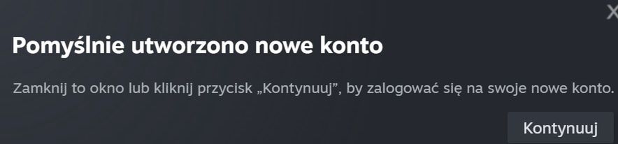 Zakładanie konta Steam