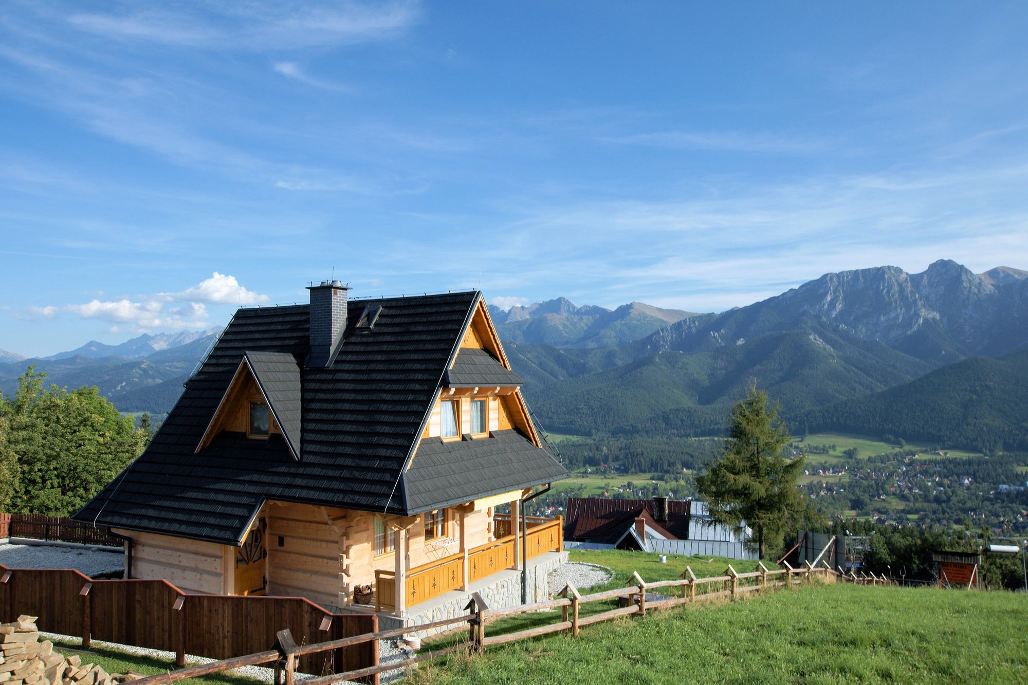 domek, chatka, góry, tatry, zakopane, panorama, BINARY<(10) bytes>, pensjonat, widok, otoczenie, kraina