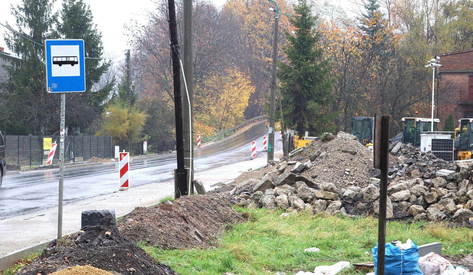 Remont ulicy Męczeństwa Narodów w Brzezince już na ostatniej prostej