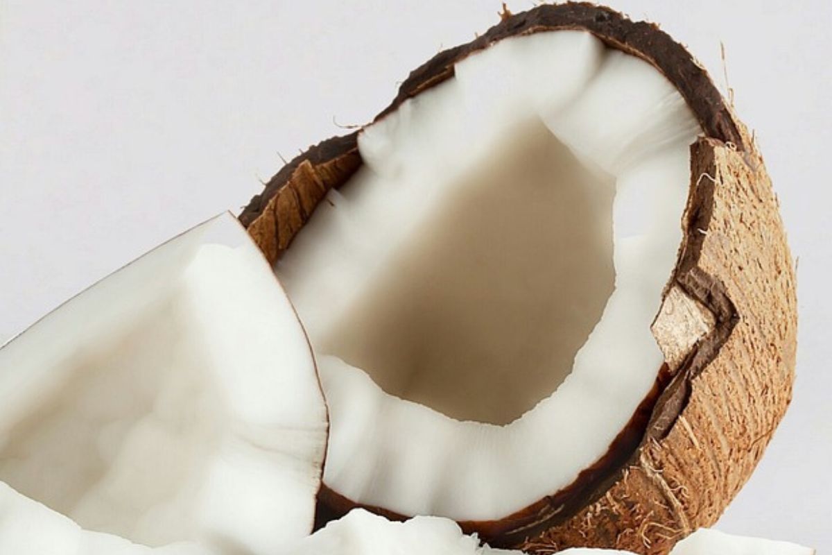 Mleko kokosowe powstaje z miąższu orzecha kokosowego