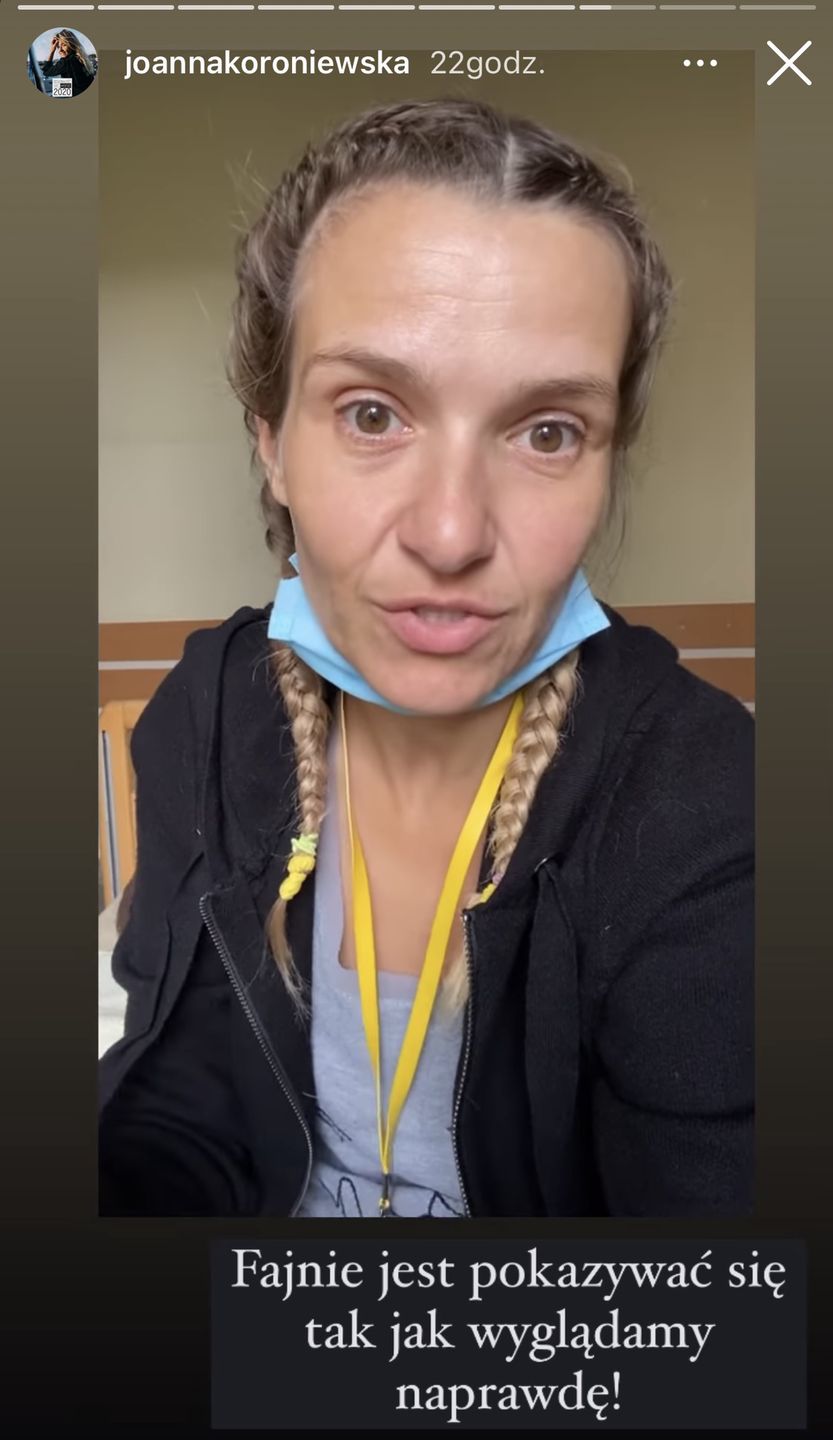 Joanna Koroniewska bez makijażu