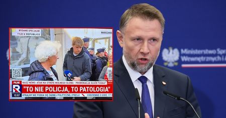 Kierwiński uderza w TV Republikę. "Wulgarnie obraża policjantów"