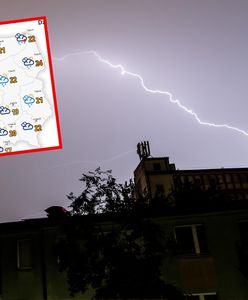 Idą burze z gradem. W tej części kraju padać będzie najmocniej