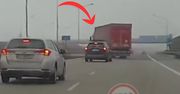 Nagranie oburzyło internautów. Zawodowy kierowca nagle to zrobił