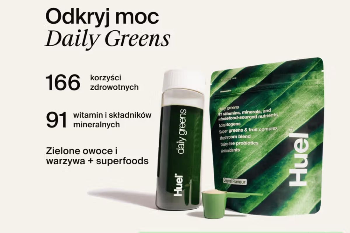 Huel Greens sprawdzi się na wiosnę
