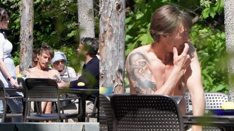 Paul Montana zdjął koszulkę w restauracji