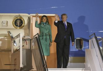 Donald, Melania i Ivanka Trump wylądowali w Warszawie! (ZDJĘCIA)