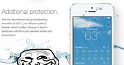 iOS 7 uczyni iPhone'a wodoodpornym, czyli jak strollować użytkowników smartfonów