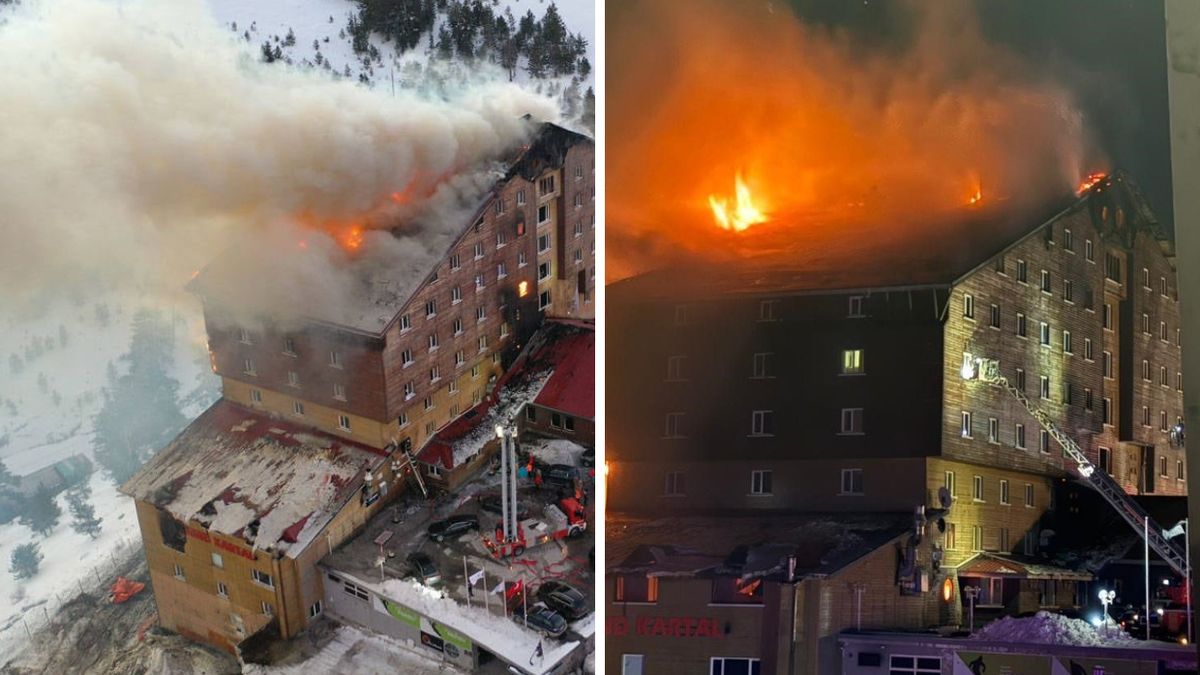 Co najmniej 10 osób zginęło w pożarze w ośrodku narciarskim