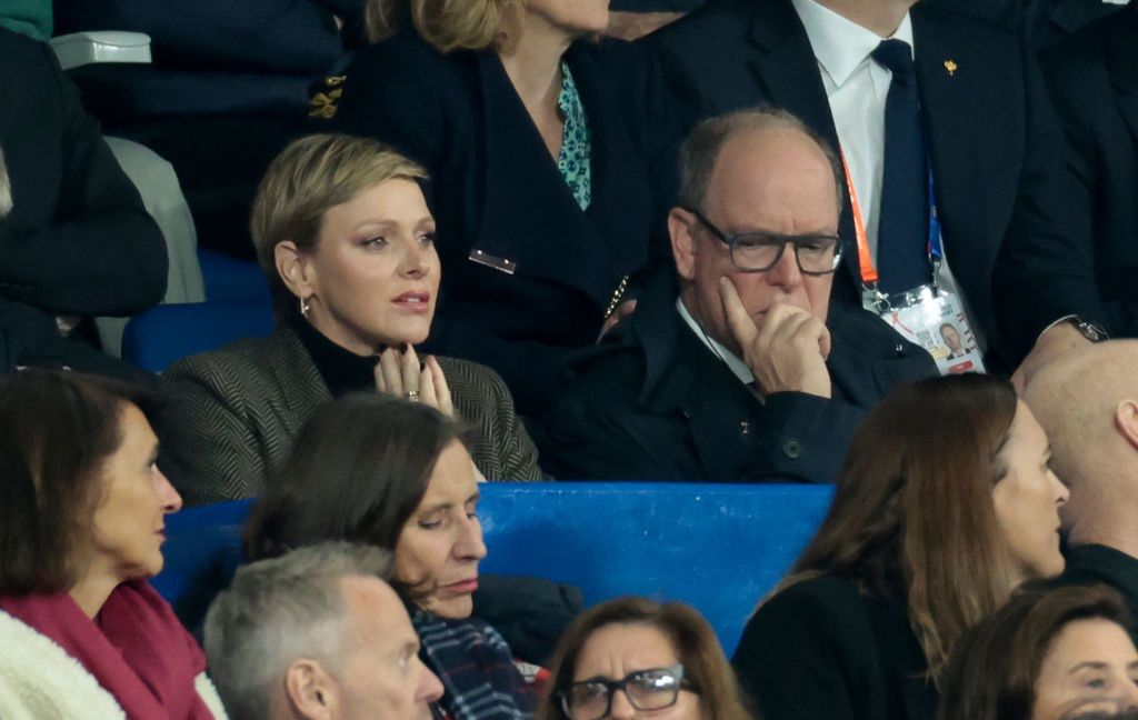 Książę Albert i księżna Charlene wspólnie wybrali się na mecz rugby