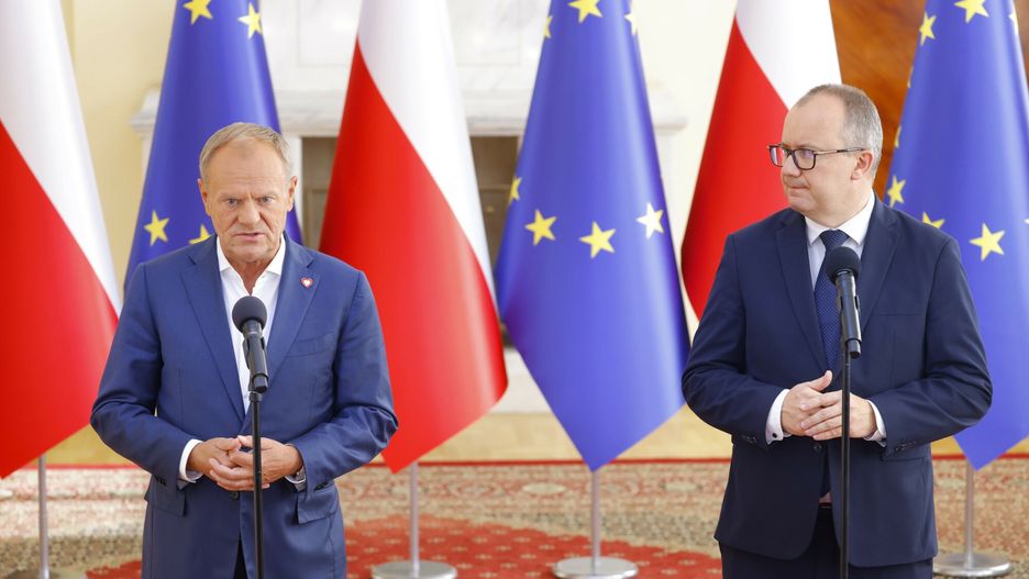 Konferencja premiera po konsultacjach ze ?rodowiskiem prawniczym
06.09.2024. Warszawa. Konferencja premiera i ministra sprawiedliwosci po konsultacjach spolecznych ze srodowiskami prawniczymi. Fot. Filip Naumienko/REPORTER 
N/z: Donald Tusk, Adam Bodnar
Filip Naumienko/REPORTER