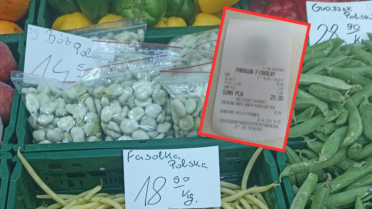 Pani Grażyna zszokowana ceną bobu