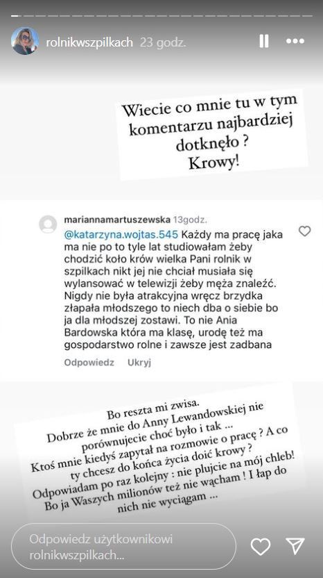 Małgorzata Borysewicz odpowiedziała swoim hejterom na Instagramie