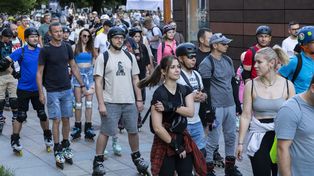 Rolkarze przejęli Lublin! Nocny przejazd przyciągnął setki uczestników