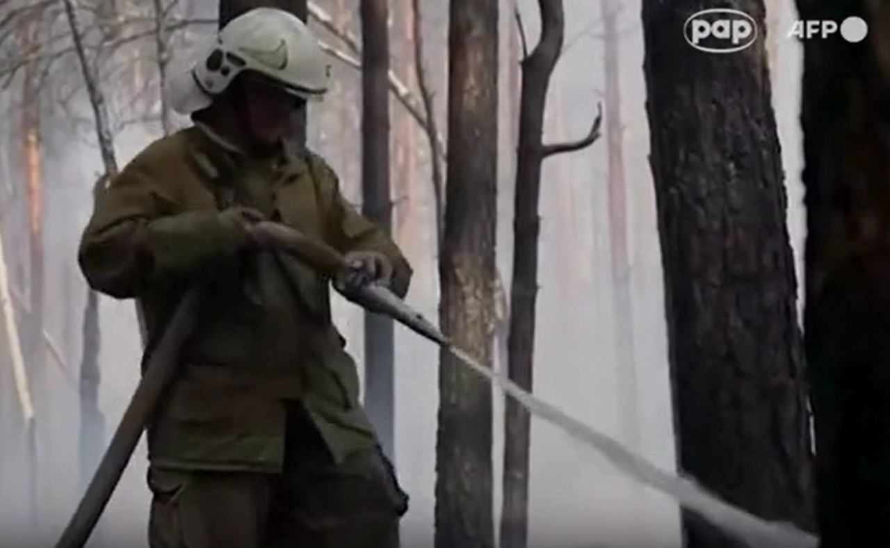 Walczą z ogniem w Czarnobylu. Płonie ponad 1100 ha lasów