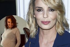 Włodarczyk z dużym ciążowym brzuszkiem. Poród zbliża się wielkimi krokami