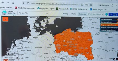Powiat Pilski: Uwaga, marznące opady. Lekcje do końca tygodnia w trybie zdalnym!