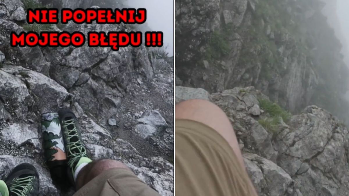 "Nie popełnij mojego błędu!" - apeluje turysta