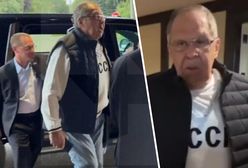 Ławrow wylądował na Alasce. Uwagę przykuła jego bluza