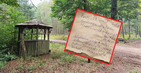 Znaleźli list w butelce. Był pod podłogą leśnej kapliczki