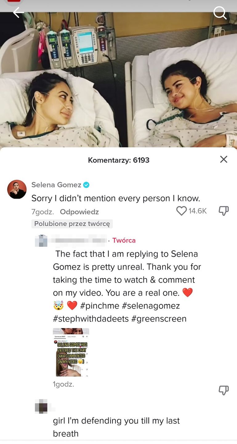 Wpis Seleny Gomez