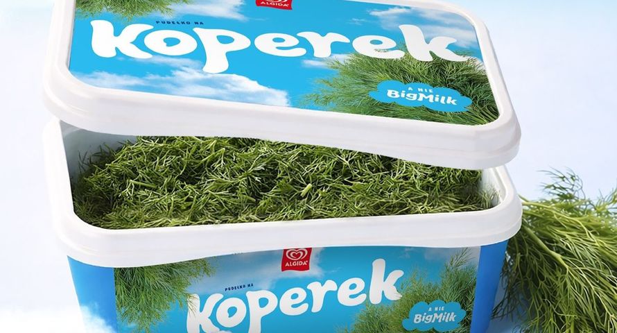 Big Milk z pudełkiem na koperek. Marka kontynuuje primaaprilisowy żart