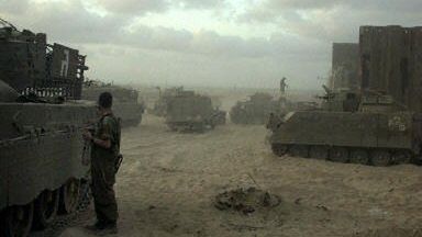 Izraelskie czołgi w Rafah