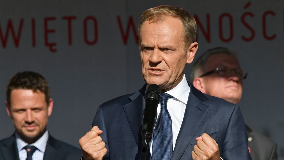 Donald Tusk przemawiał w Gdańsku