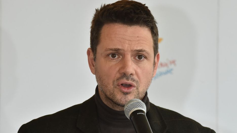 Warszawa. Rafał Trzaskowski podczas konferencji prasowej