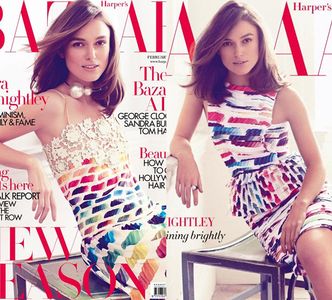 Keira na okładkach "Harper's Bazaar"!