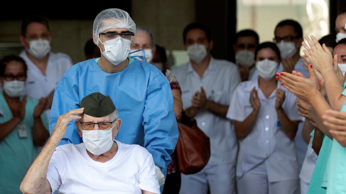 99-latek z Brazylii pokonał koronawirusa.