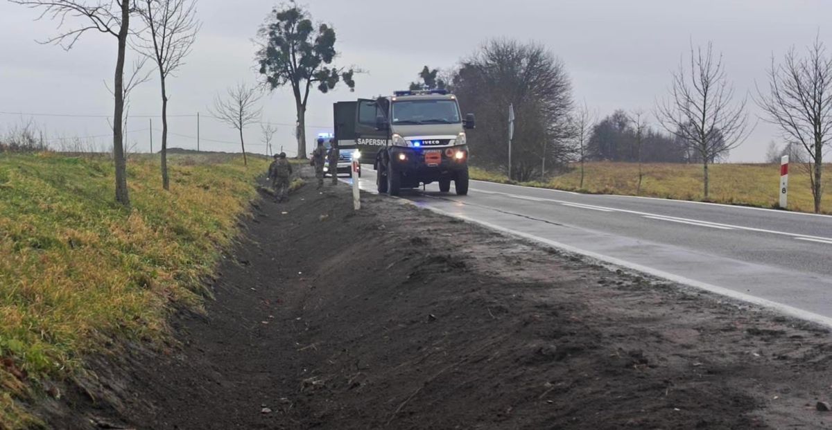 Prace drogowe przerodziły się w akcję saperską. Odnaleziono 40 niewybuchów