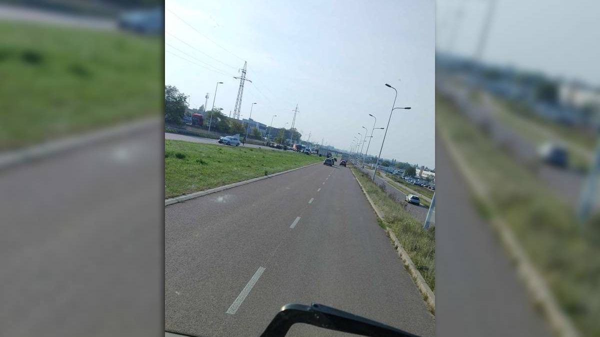 Wypadek na ul. Mełgiewskiej w Lublinie