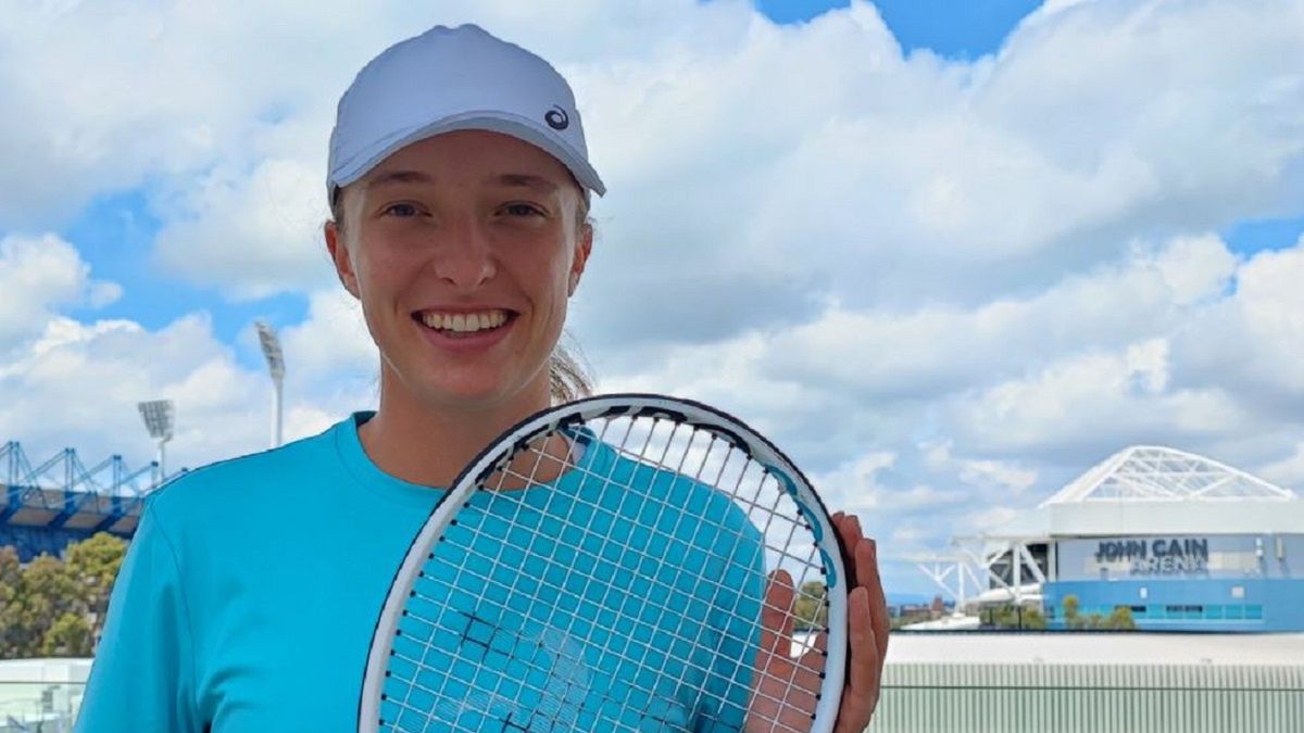 Iga Świątek (screen Twitter)