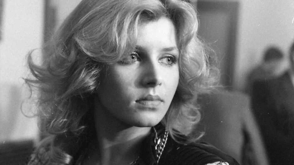 Maria Probosz podczas gali rozdania Złotych Ekranów 1986 r.