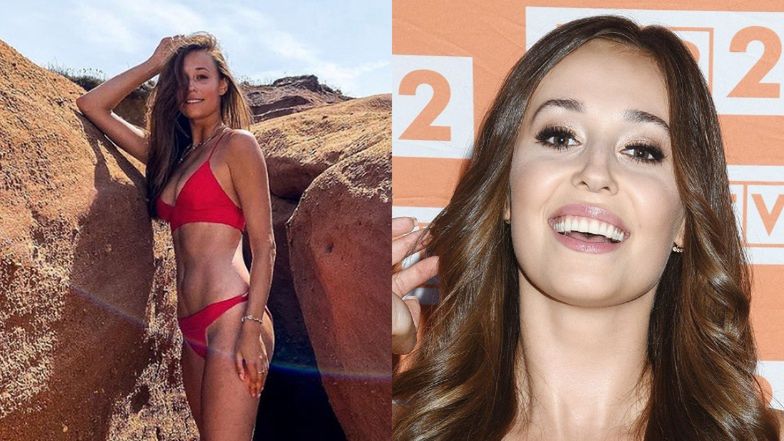 Izabella Krzan już rzuca cień i nie lewituje nad plażą