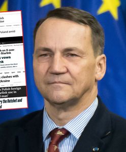 Sikorski na czołówkach światowych mediów. Piszą o awanturze