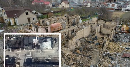 Zdjęcia satelitarne obalają kłamstwa Rosji. Ciała leżały w Buczy od tygodni