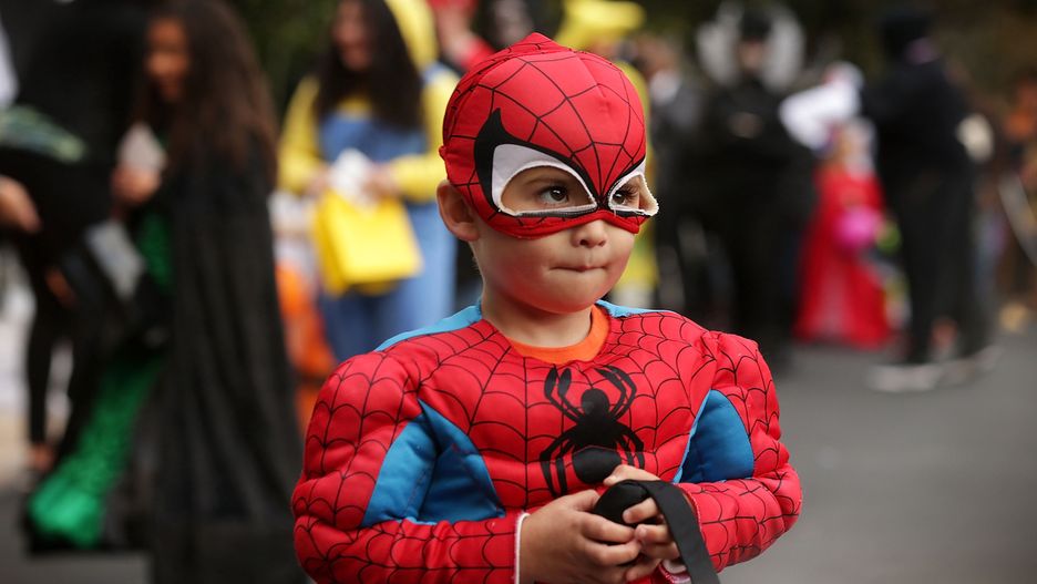 spider-man dziecko halloween