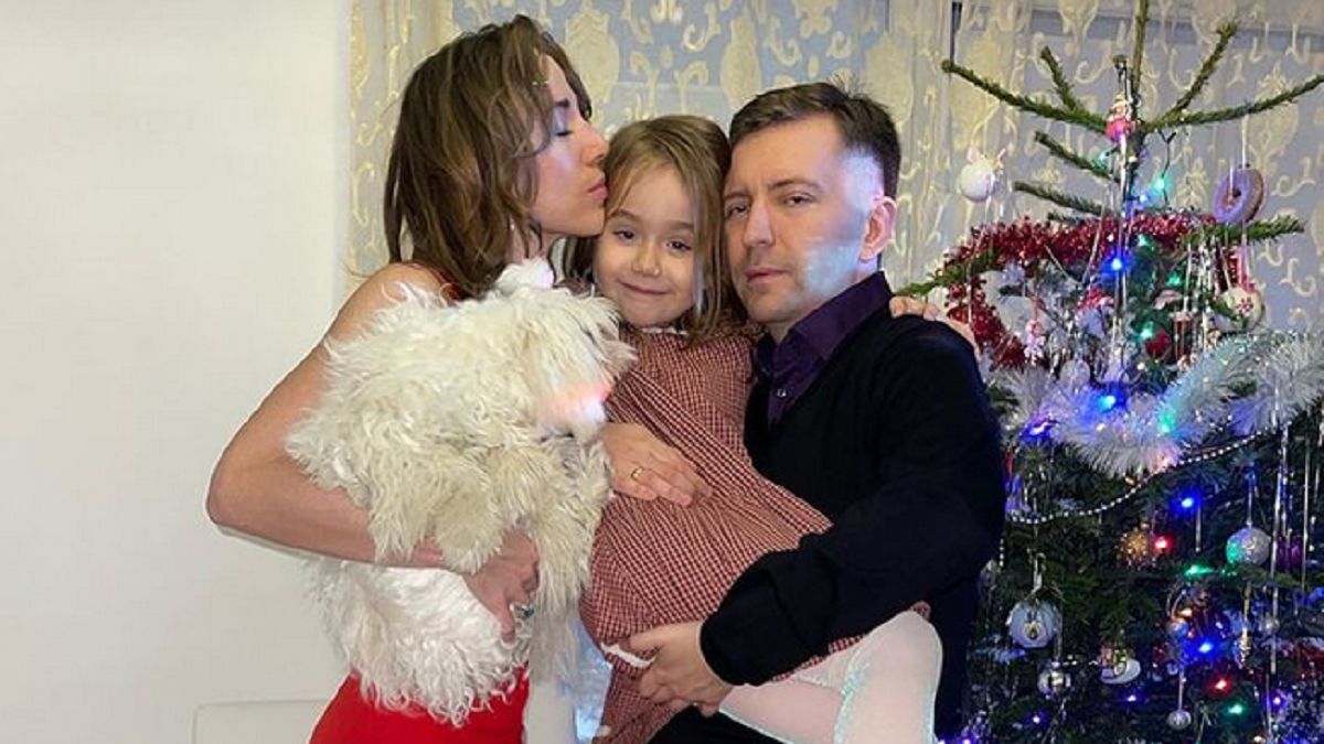 Marianna Schreiber z rodziną 