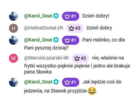 Prezenterzy Republiki prowadzą program sprzedażowy. 