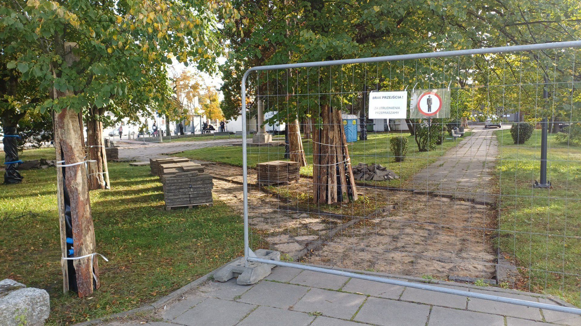 Na placu zmieniony zostanie układ ścieżek