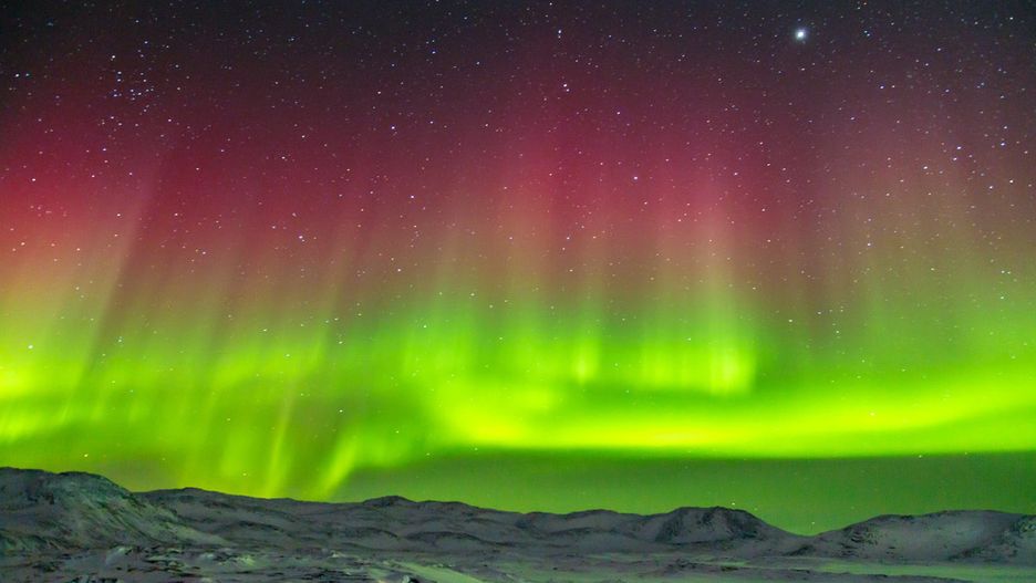 Aurora borealis, Grenlandia