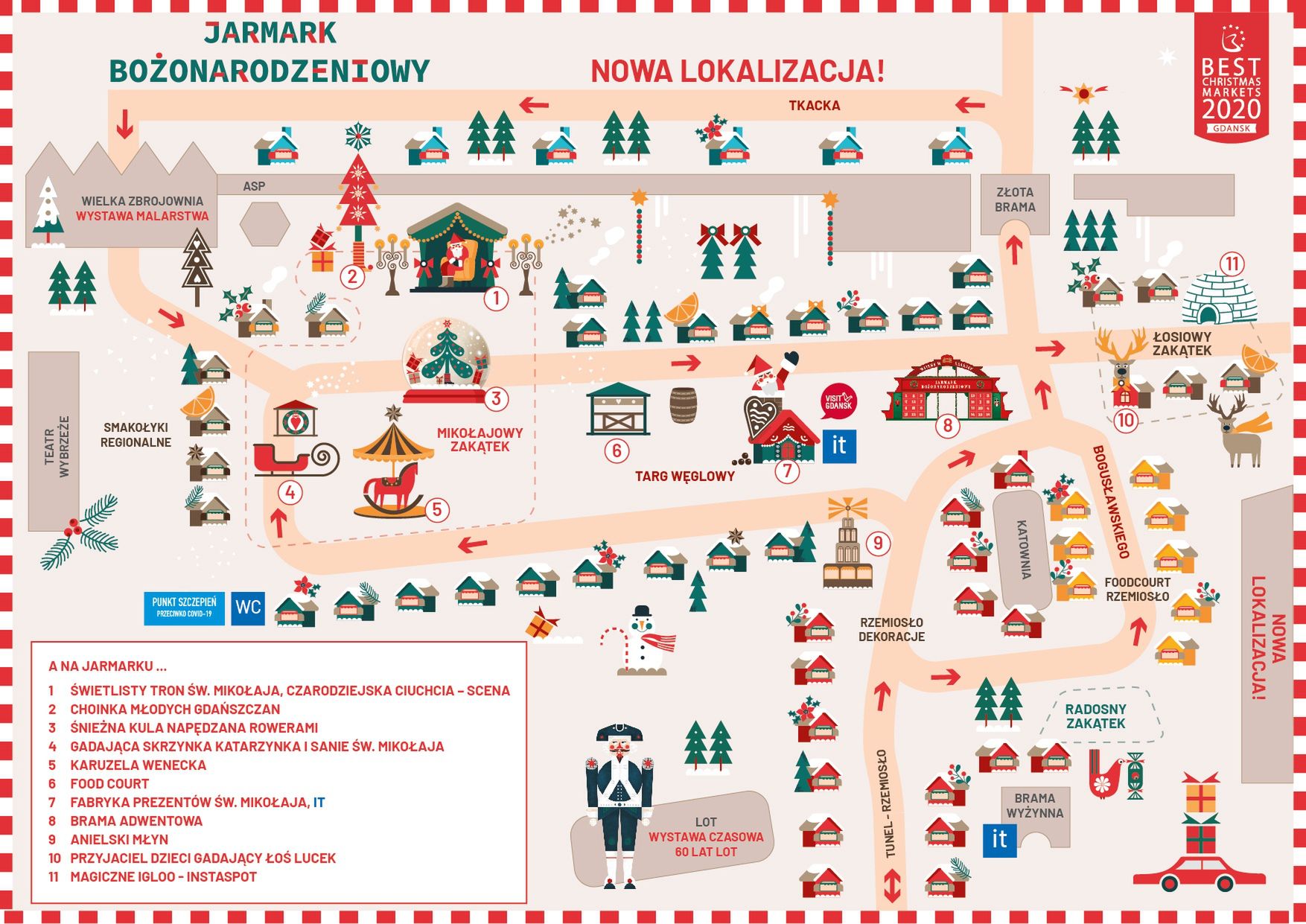 Mapa jarmarku