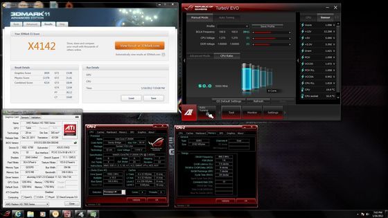 rekord wydajności w 3DMark 11 (Extreme) z jedną kartą graficzną ASUS Radeon HD 7970