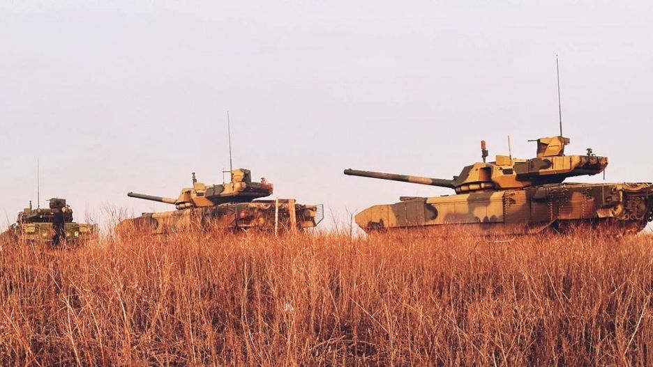 Szkolenie czołgistów T-14 "Armata"